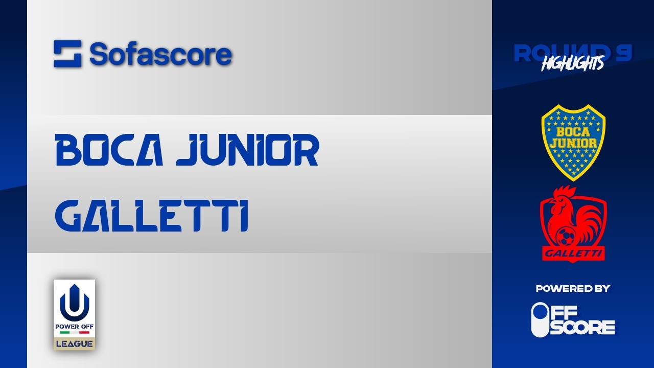 Boca Junior-Galletti 4-3: Gol e Highlights | Power Off League