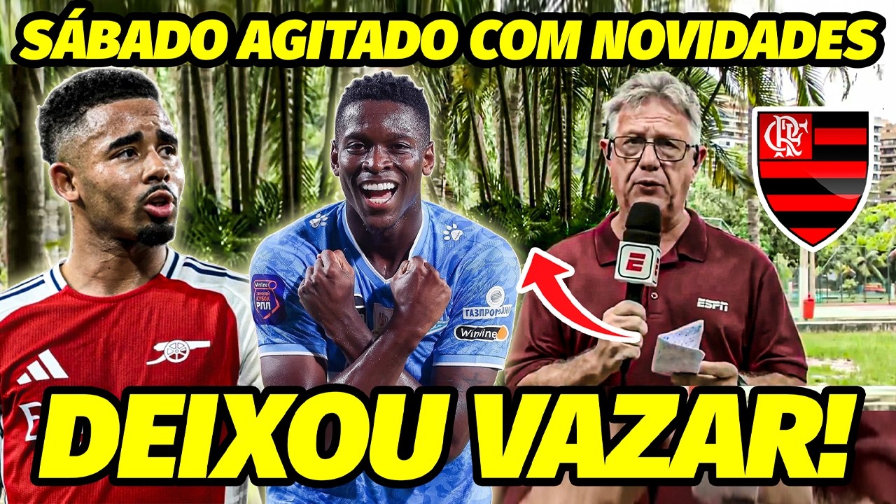 SÁBADÃO AGITADO NOVIDADES  NO FLAMENGO! CICERO MELO TROUXE A INFORMAÇÃO EXCLUSIVA! NOTICIAS FLAMENGO