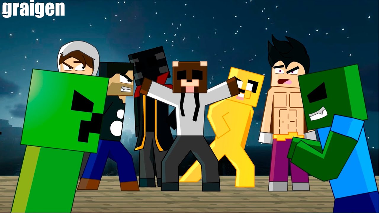 creeper vs zombie rap Zarcot (minecraft animación)