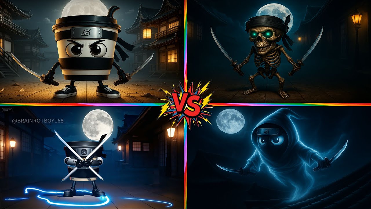 BRAINROT ANIME 🆚 BRAINROT ZOMBIE 🆚 BRAINROT EXTINCTION 🆚 BRAINROT PIRATES - Tiles Hop EDM Rush!