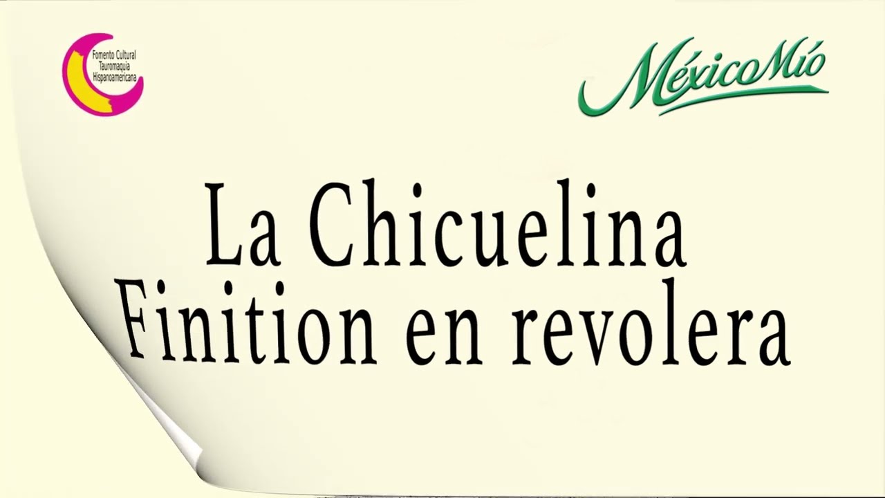 La Chicuelina Finition en revolera