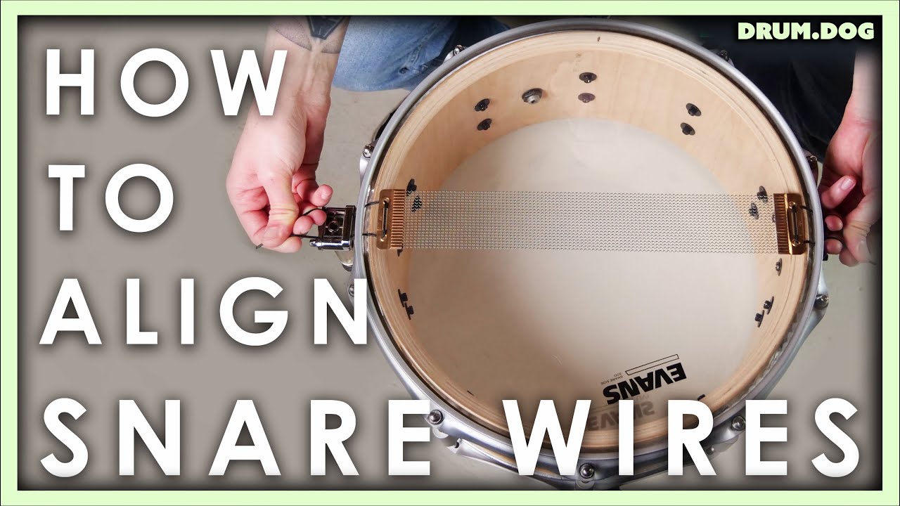 How to Align Snare Wires | Drum Dog