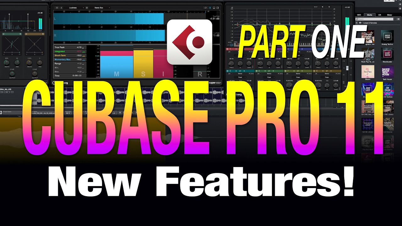 LEARN CUBASE - 24.  CUBASE PRO 11 - Part One. Squasher, Frequency 2, Imager, Supervision
