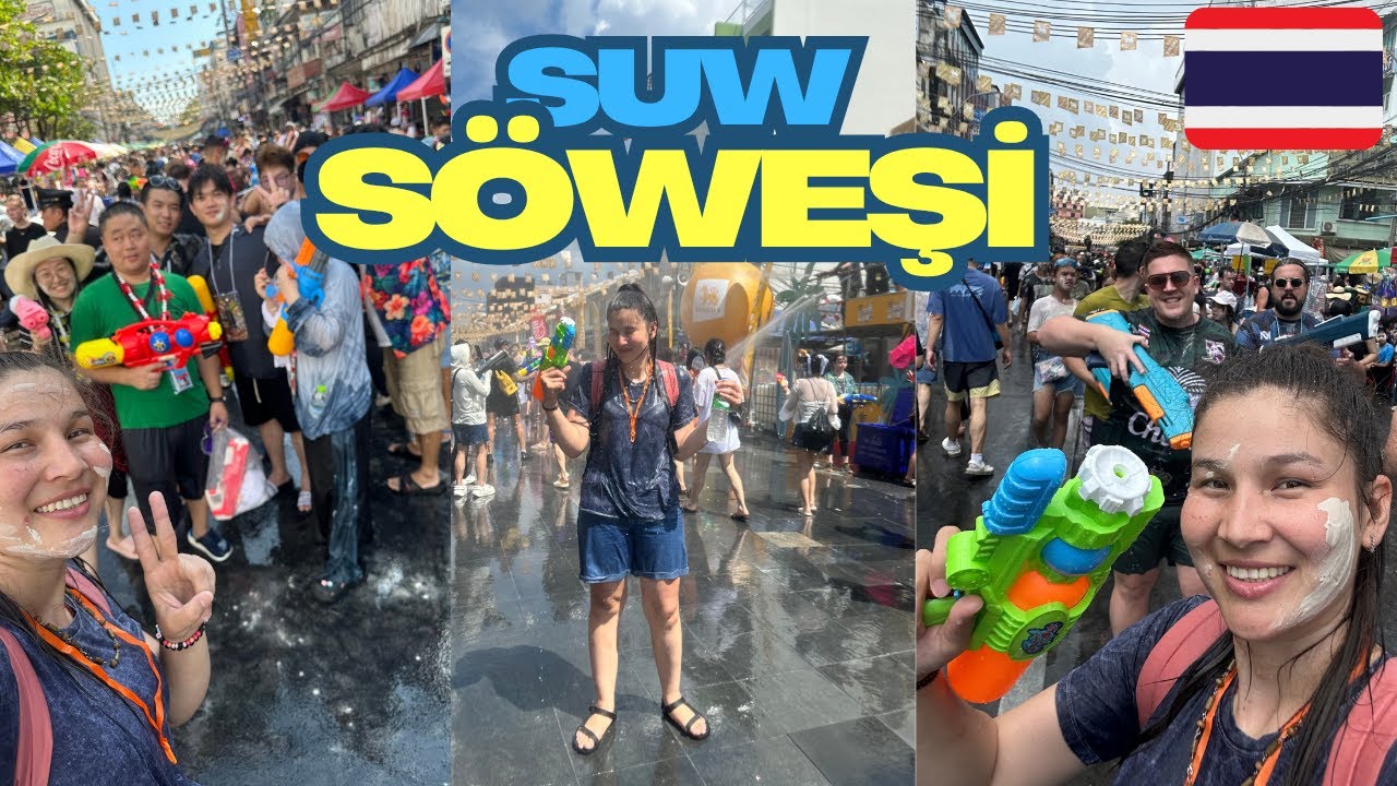 TAILANDDA SUW SÖWEŞINE GATNAŞDYM , BEDRELÄP ÜSTÜME SUW GUÝDYLAR~24
