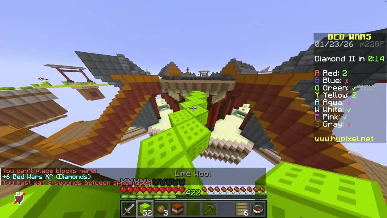 Epic Clutch against 1000 Stars Bedwars Players with @SteeveMC-o7g :) #viral #bedwars #hypixel
