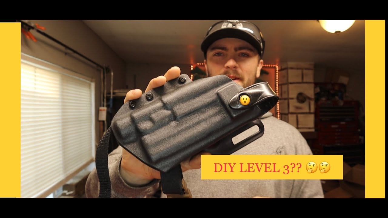 how to MAKE a level 3 holster/DIY th9 TLR1