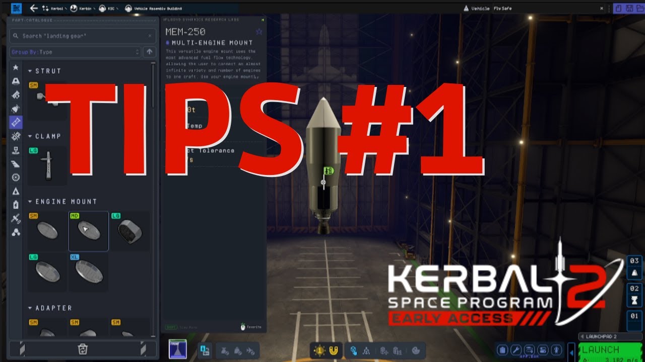 KSP2 Tips #1: Engine Plates! After one week of playing KSP2.