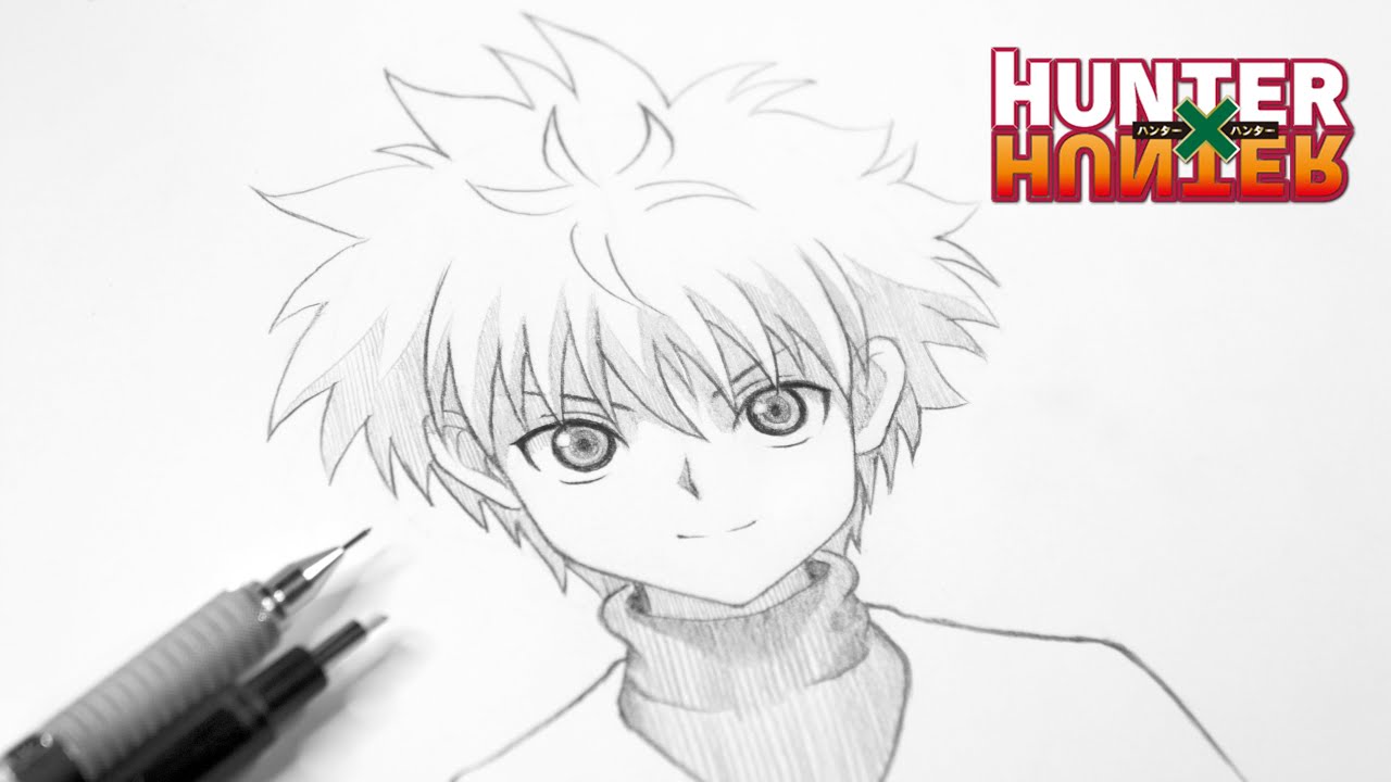 如何畫奇犽•揍敵客 | HUNTER×HUNTER | 全職獵人 | 奇犽 | 畫畫教學