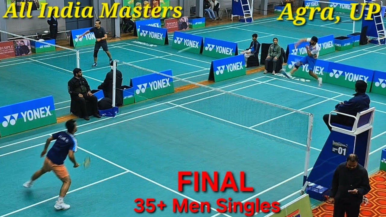 Sahil Katlaria Vs Ravijot Singh, 35+ Men Singles FINAL, All India Masters Agra UP Feb 2026