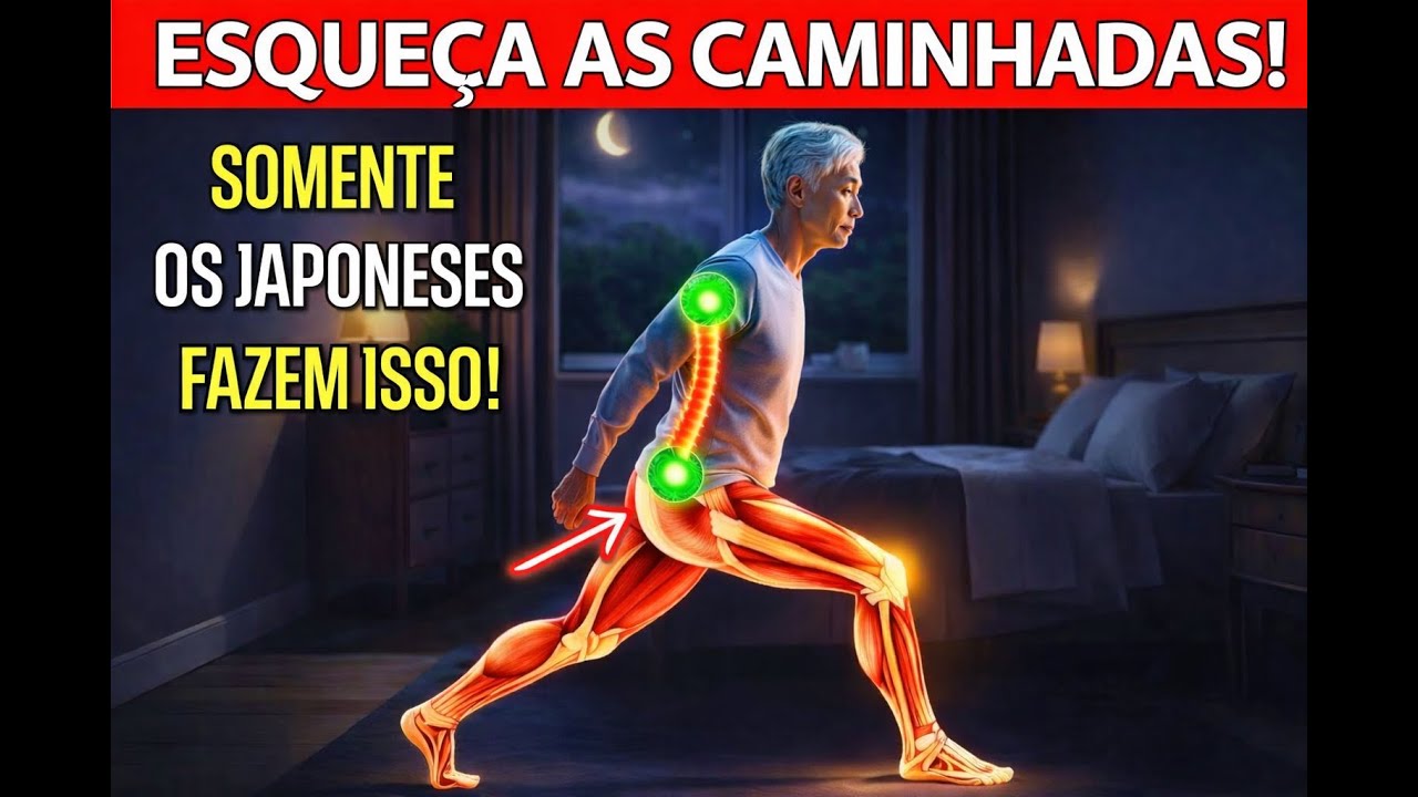 7 EXERCÍCIOS QUE OS JAPONESES FAZEM ANTES DE DORMIR PARA DOBRAR A FORÇA DAS PERNAS APÓS OS 50 ANOS