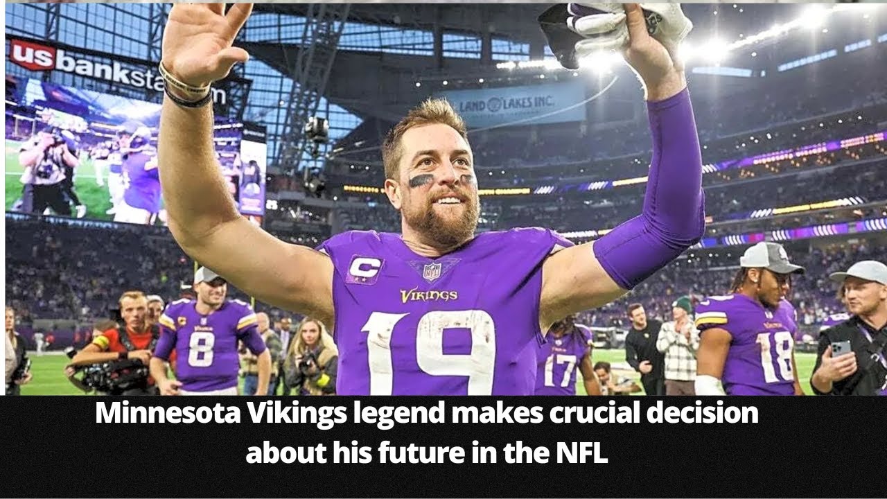 Thank You, Adam! 💜😢 Adam Thielen Retires After 13 Epic Seasons – A True Vikings Legend Forever! 🏆