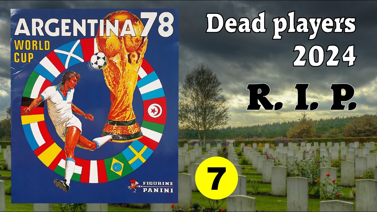 R.I.P. Dead football players in Panini Album 