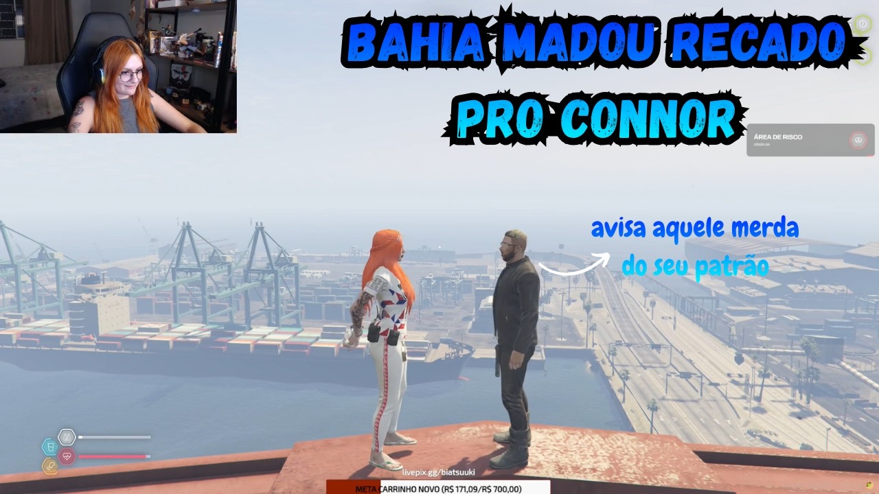 Tsuuki foi s3questrada pelo bahia e ele mandou um recado pro connor.