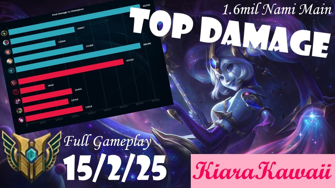 KiaraKawaii | 15/2/25 Nami Support Full Gameplay [Season 11]