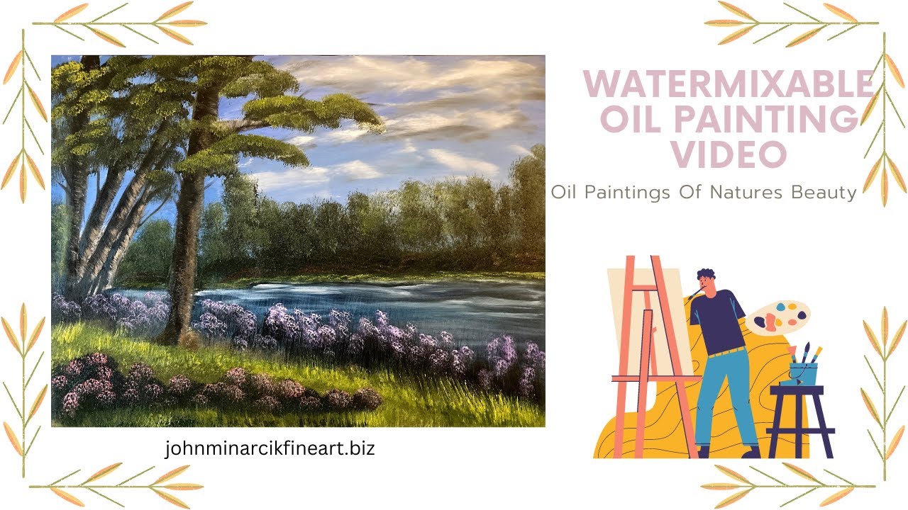 Water Mixable Oil Painting Video