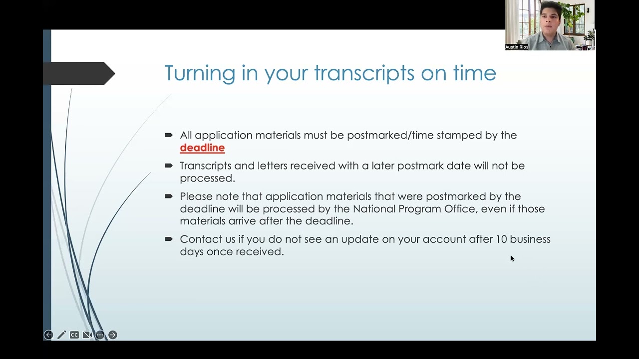 SHPEP Transcript Policies