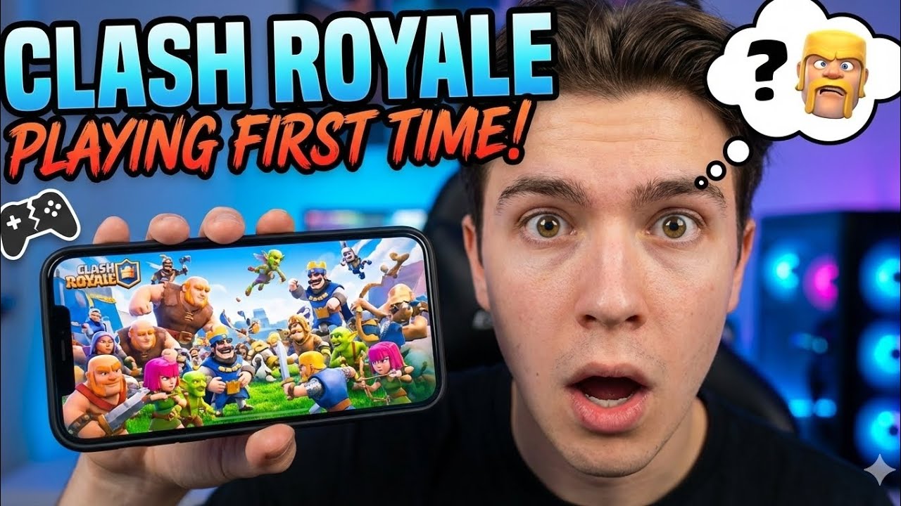 Playing first time clash royale is it good game ???#clashroyale 