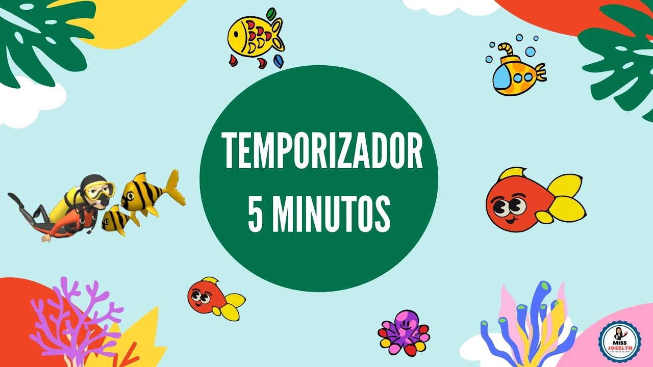 TEMPORIZADOR 5 MINUTOS - TIMER 5 MINUTES - #DOCENCIA #CLASES #PAUSA