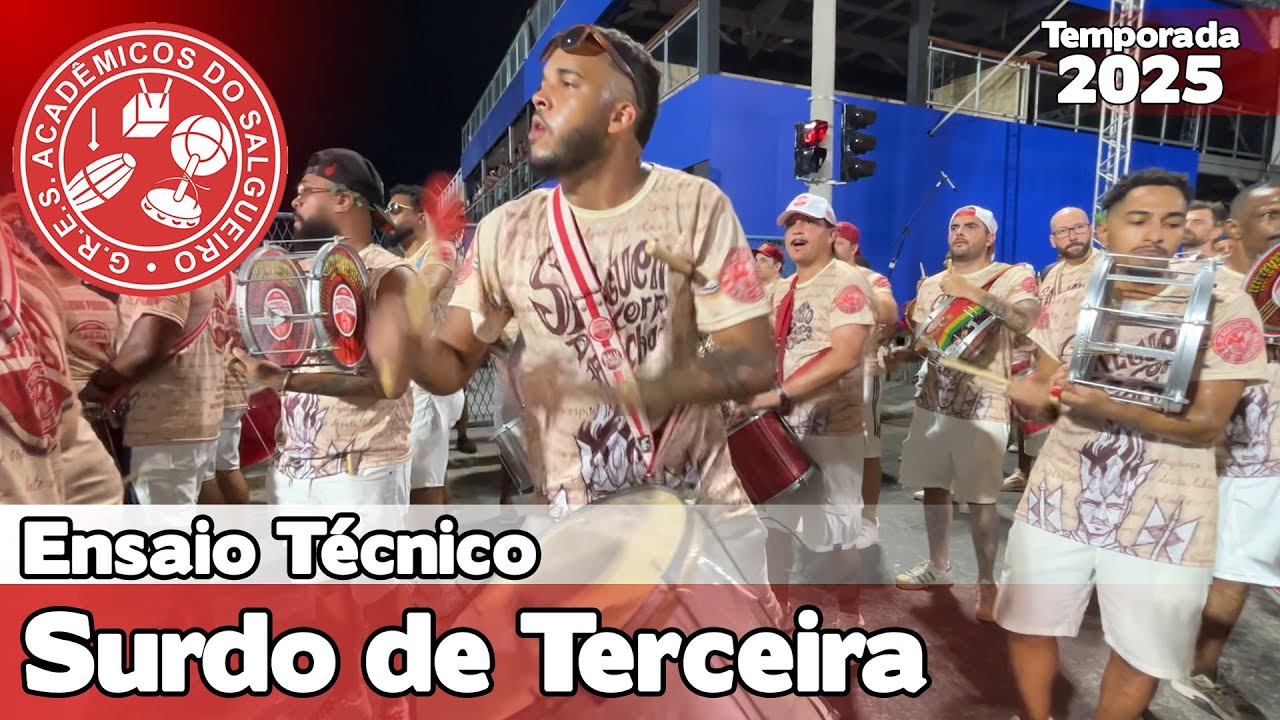 Salgueiro 2025 | Surdo de Terceira  - Ensaio Técnico |  Samba ao vivo #ET25