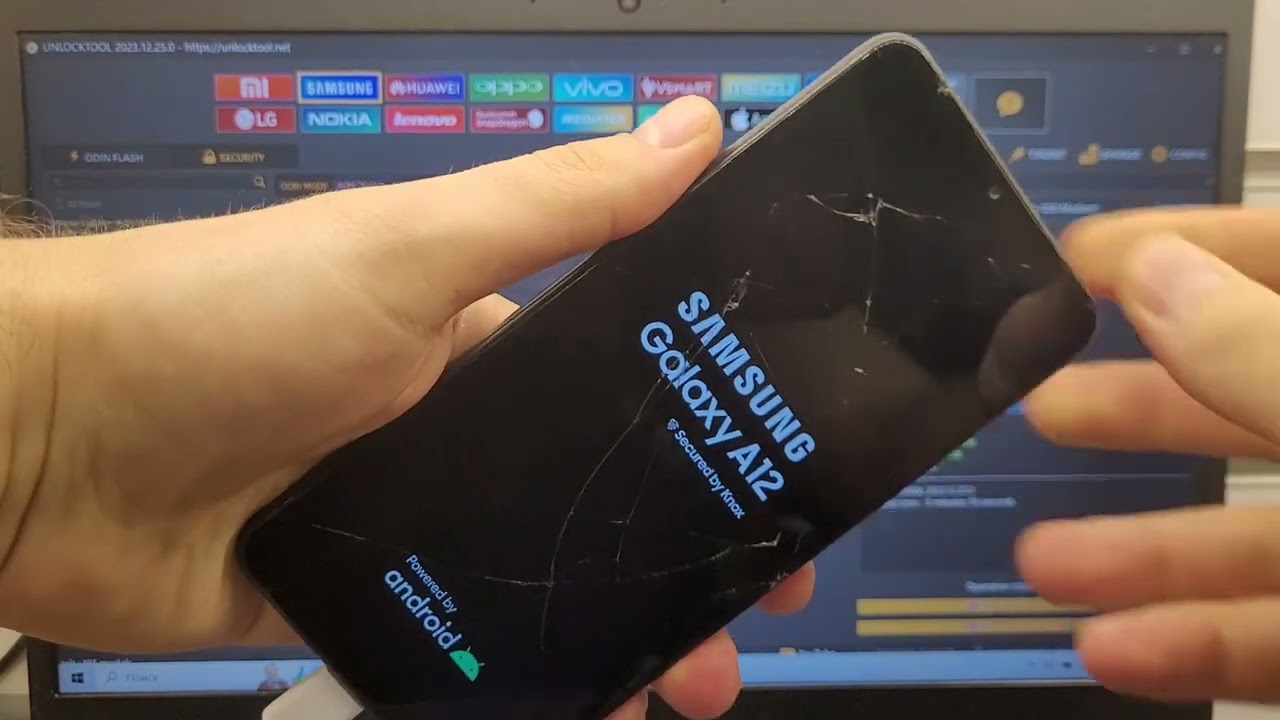 🔥FRP Samsung A12 SM-A125F Сброс Аккаунта Гугл. Download Mode. Unlocktool. Удалённая разблокировка🔐