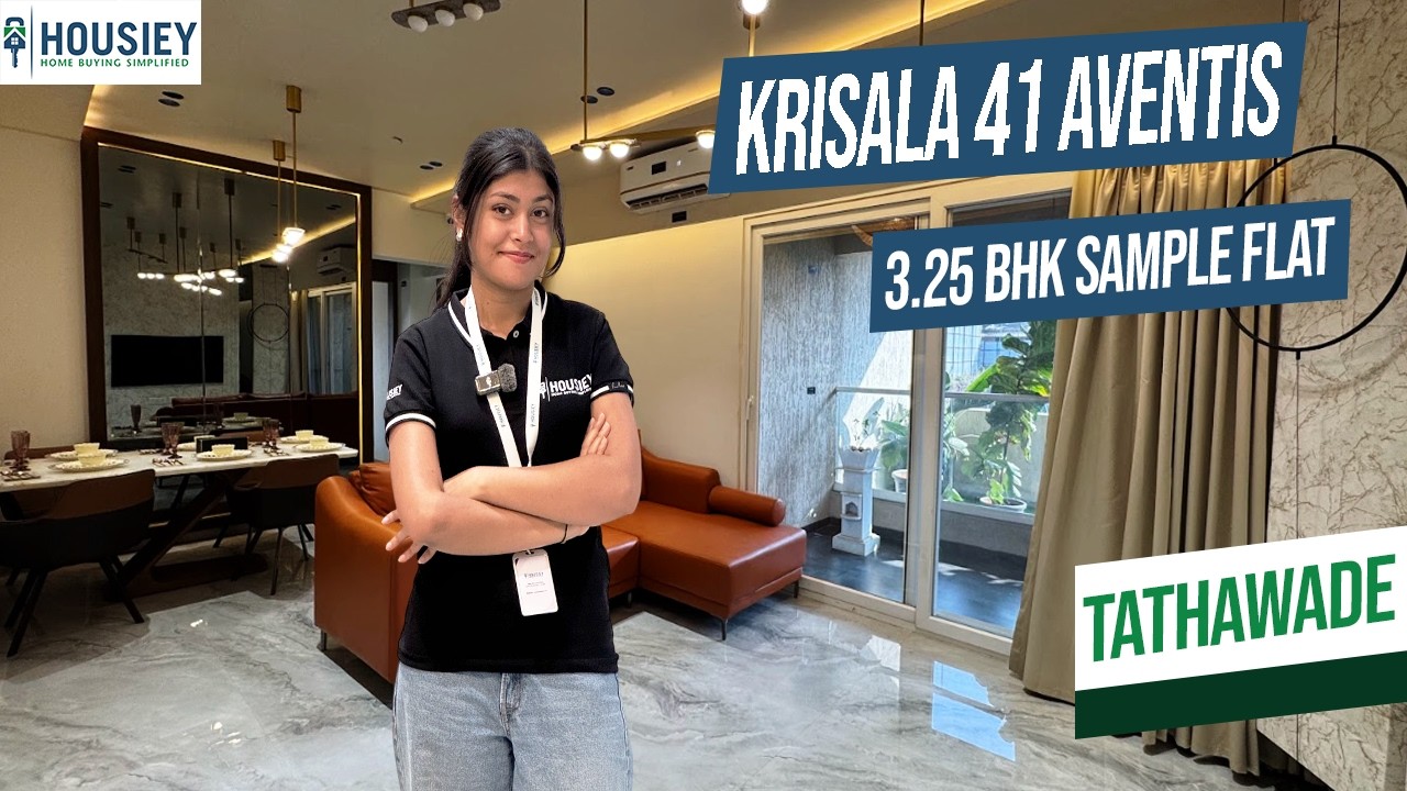 Krisala 41 Aventis | Spacious 3.25BHK Sample Flat Tour In Tathawade Pune | Review & Price 2026