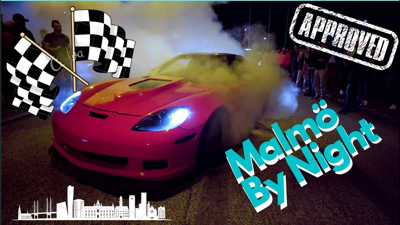 Malmö By Night | Crazy Races |4K|
