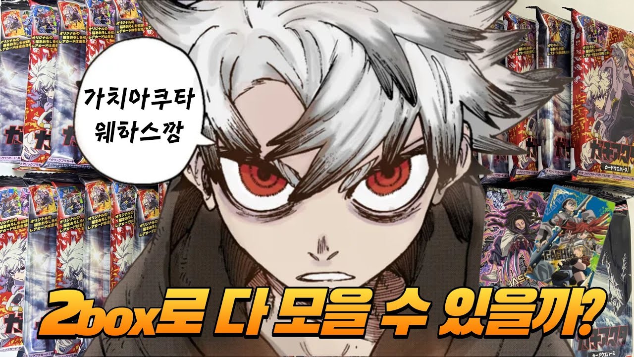 박스째로 웨하스깡 하는 오타쿠 브이로그📦 가치아쿠타 웨하스 ·카드깡 · 랜덤깡 · 굿즈깡