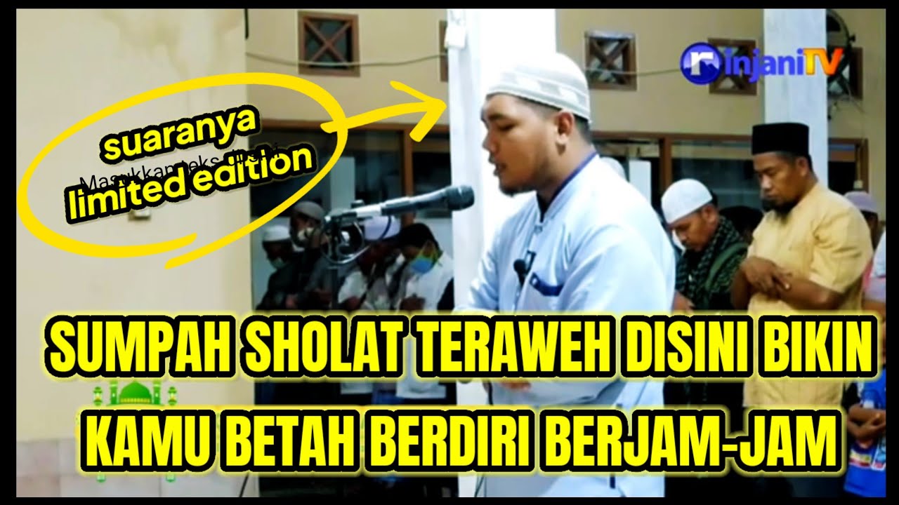 Suaranya bikin Merinding‼️ sholat teraweh dimasjid Wahabi ternyata lebih khusyuk & adem