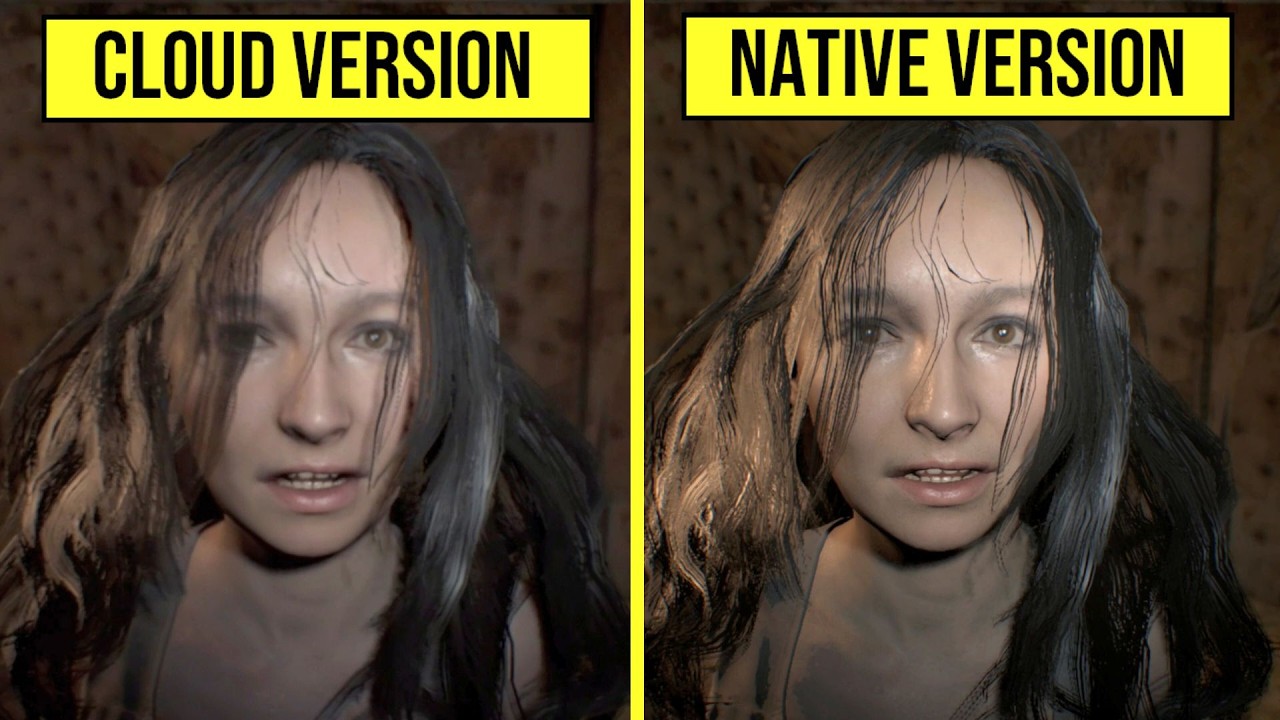 Resident Evil 7 Native vs Cloud Version Nintendo Switch 2 Graphics Comparison