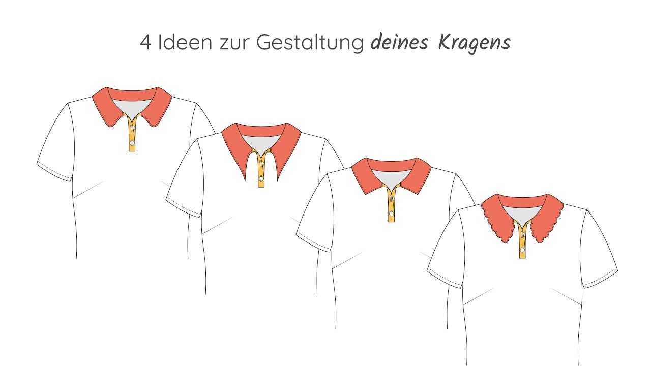 Kragenschnitt gestalten: 4 Designideen