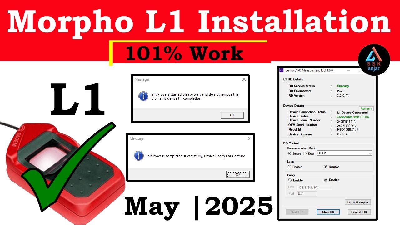 morpho l1 device installation windows 10 I morpho l1 installation I Morpho L1 device install | may