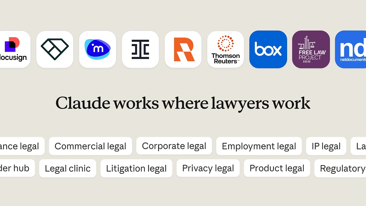 New agents for legal professionals | Claude Cowork