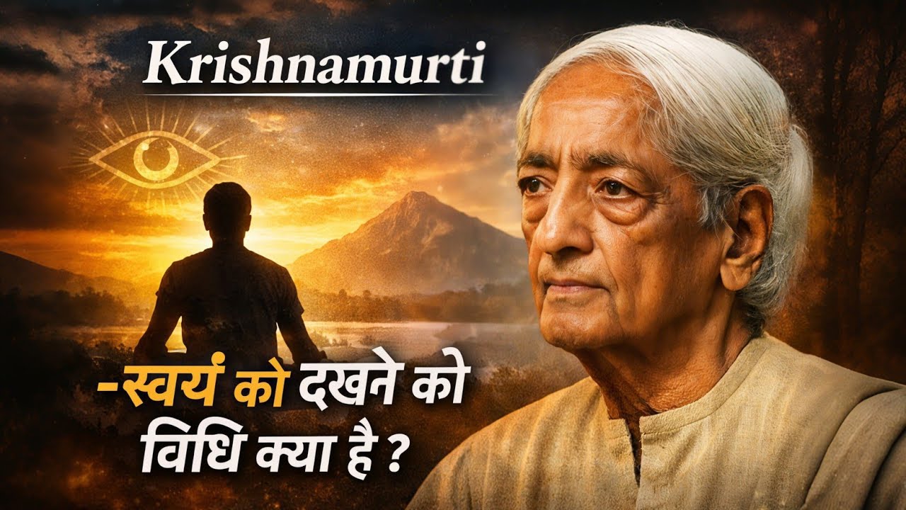 Krishnamurti’s Deepest Teaching | How to Observe Yourself Without Effort