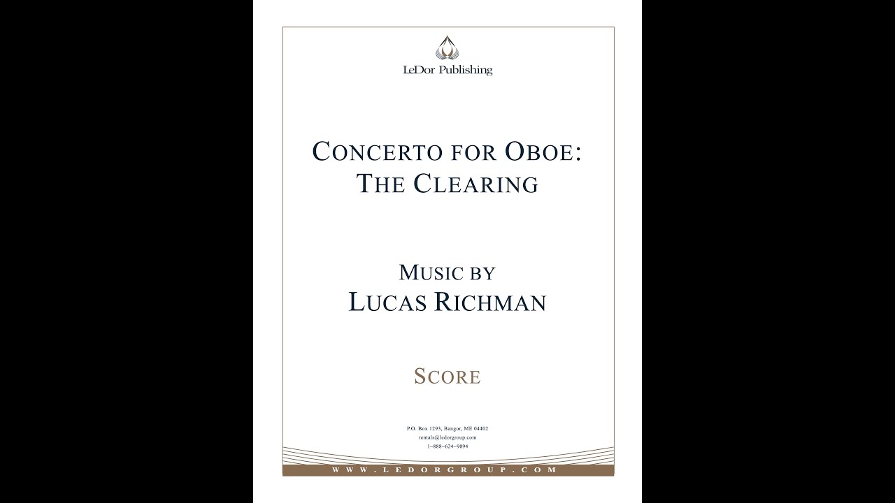 Concerto for Oboe: The Clearing by Lucas Richman