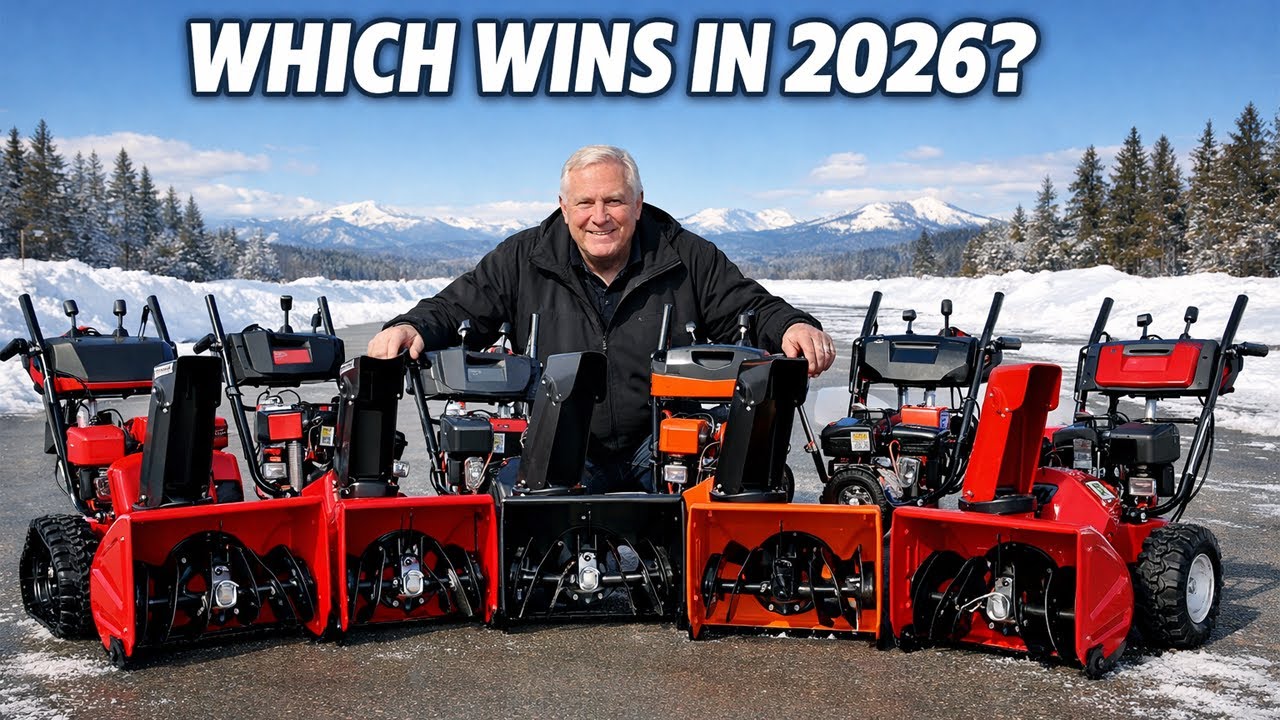 Top 6 Snow Blowers of 2026 You Won't Regret Buying