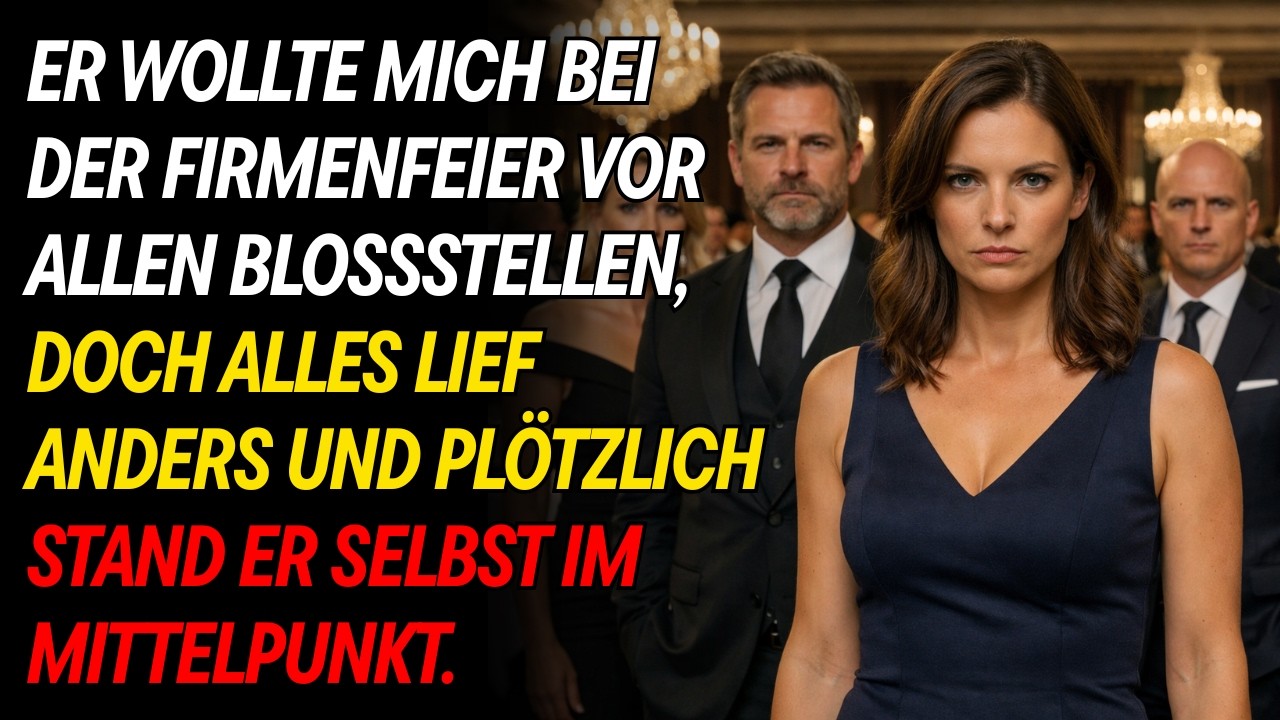 Mein reicher Ex lud mich zur Firmenfeier ein um mich zu demütigen… doch er wusste nicht was kommt
