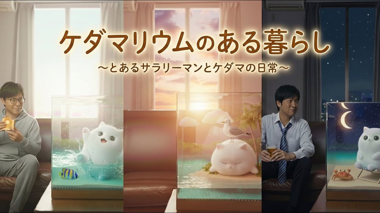 ケダマリウムのある暮らし。〜サラリーマンのお兄さんとケダマの、不思議な日常をお送りします〜