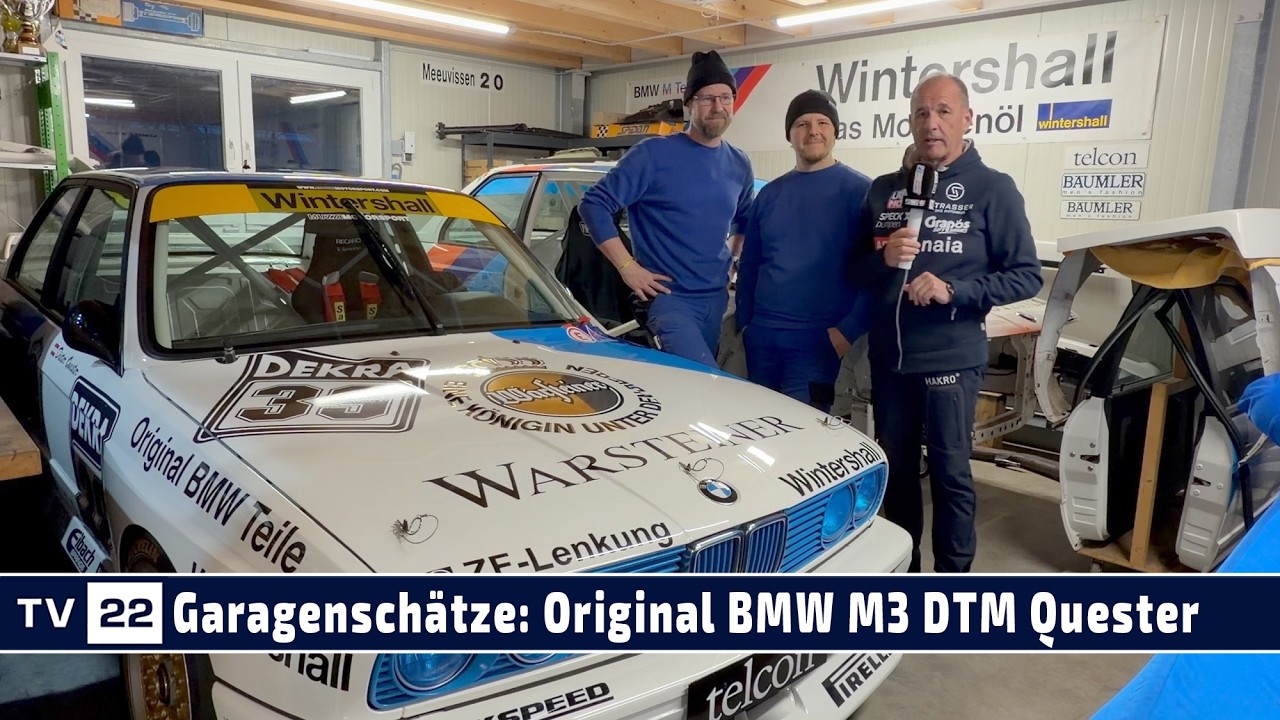 Garagenschätze: Muzzi Motorsport baut BMW 325 Challenge auf & zeigt original BMW M3 DTM von Quester