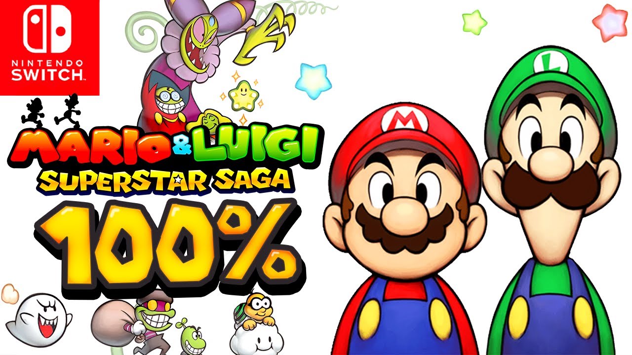 Mario & Luigi Superstar Saga (Nintendo Switch) - 100% Longplay Full Game Walkthrough Gameplay Guide