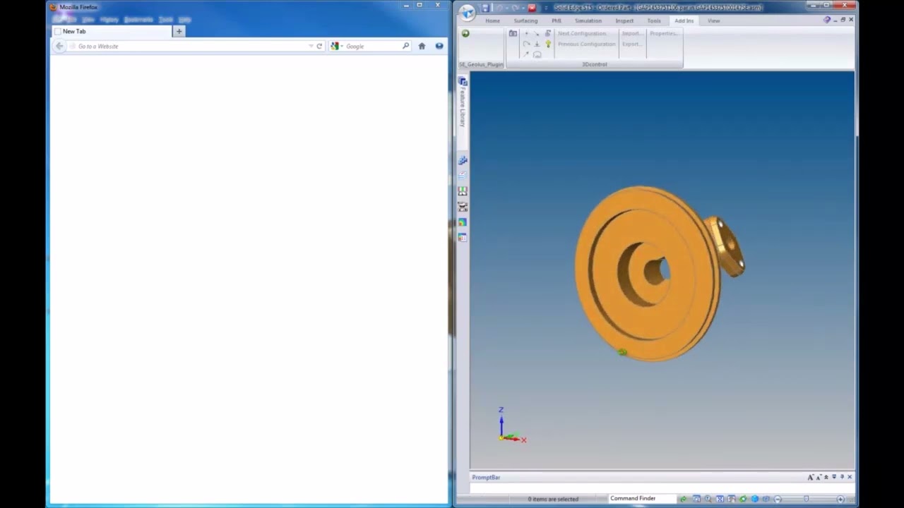Geolus Shape Search in Solid Edge