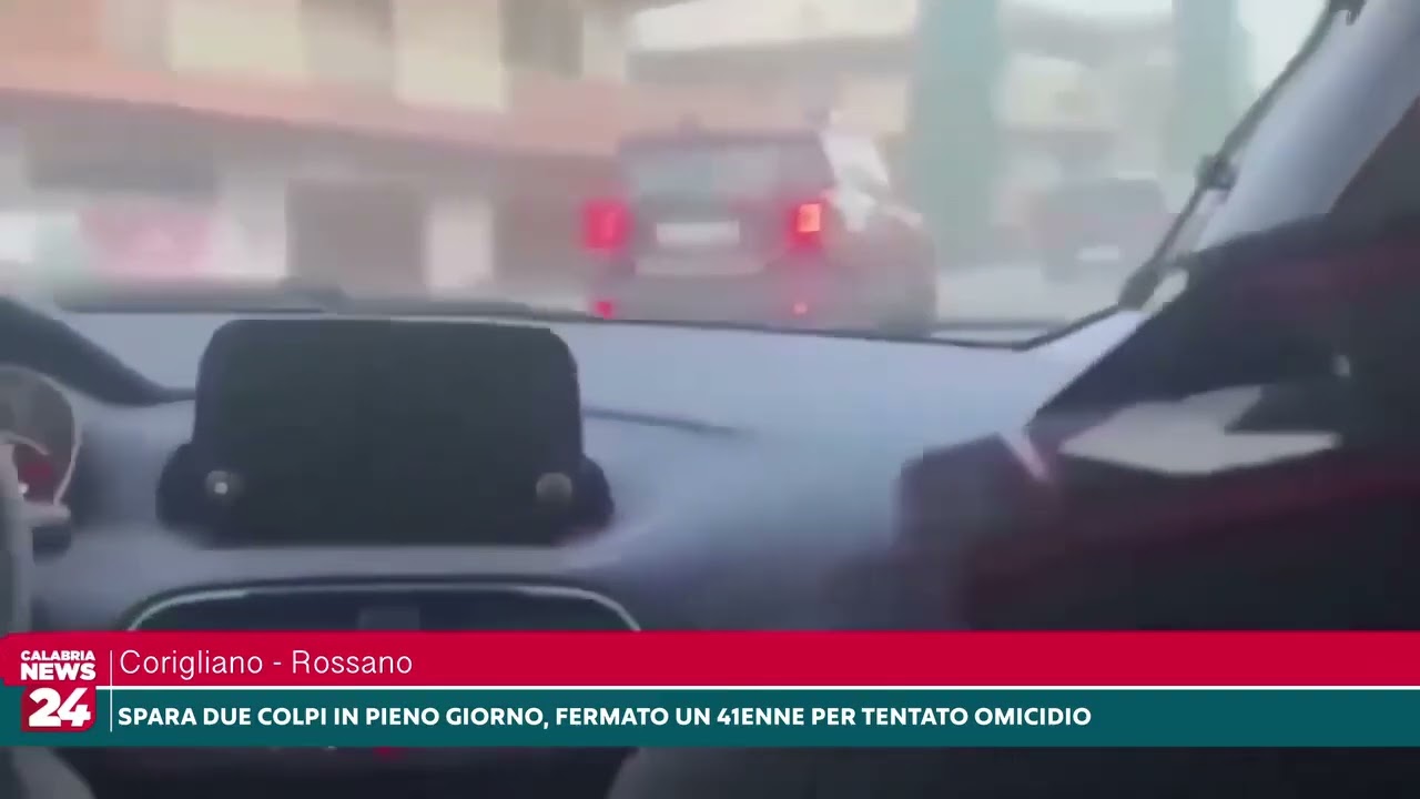 Corigliano - Rossano, Spara due colpi in pieno giorno, fermato un 41enne per tentato omicidio
