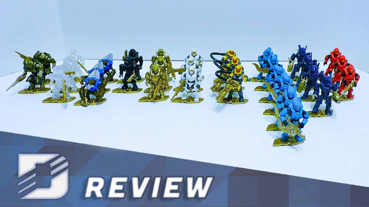 Распаковка целой коробки Mega Construx Halo 10th Anniversary Blind Bags