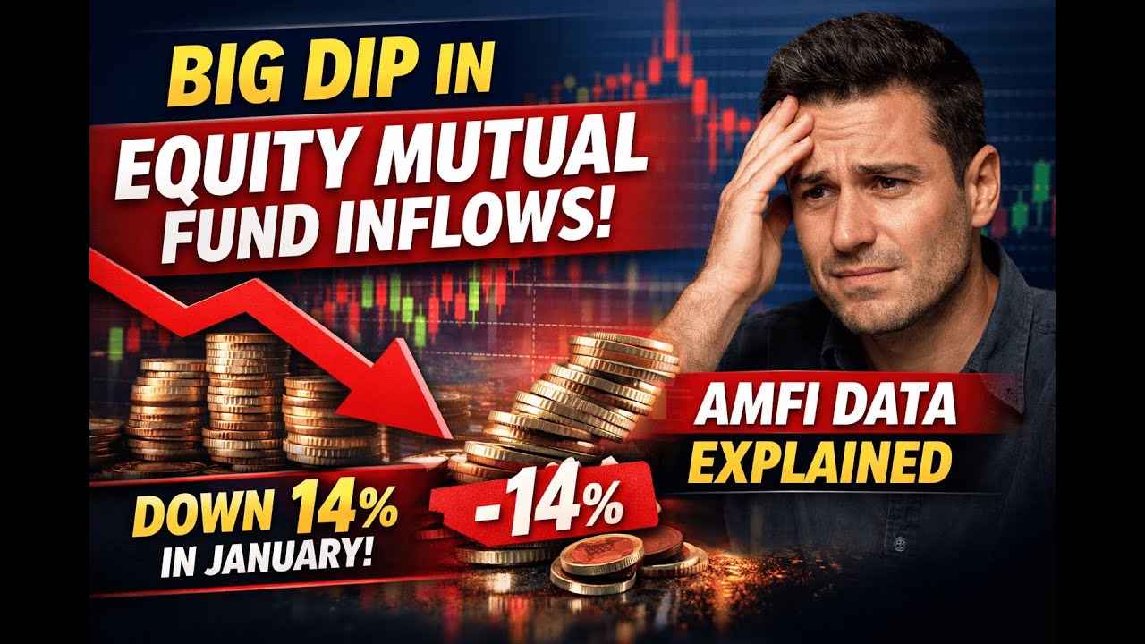 Big Dip in Equity Mutual Fund Inflows! Down 14% in January &ndash; AMFI Data Explained