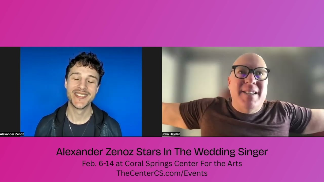 Alexander Zenoz IS The Wedding Singer