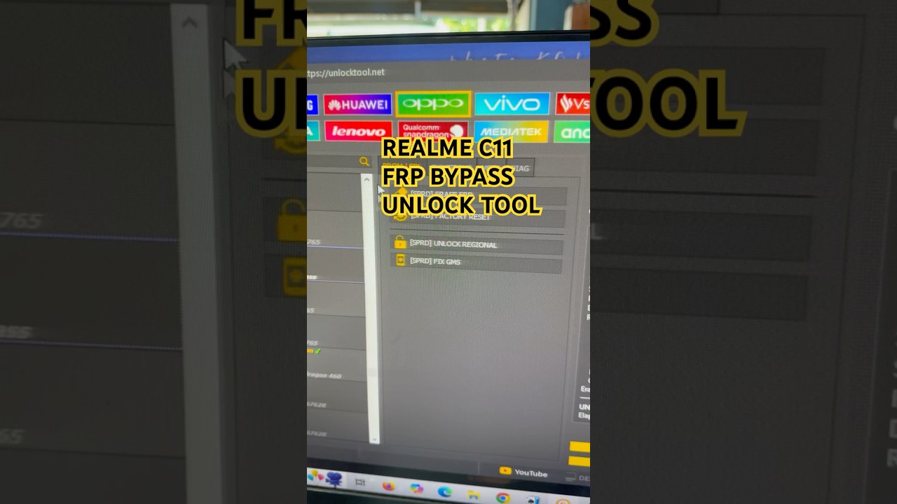 Realme C11 (2021) Frp Bypass Unlock Tool 100% Done 