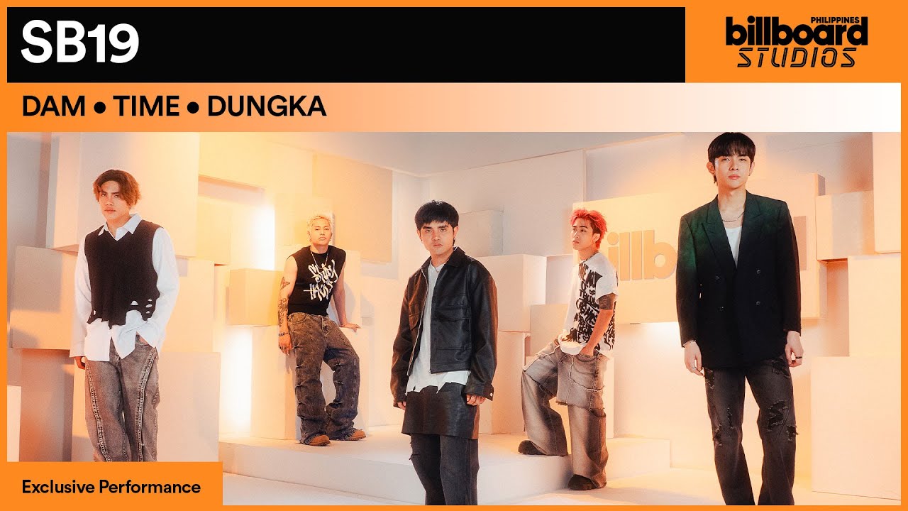 SB19 performs 'Dam,' 'Time,' and 'Dungka' Live on Billboard Philippines Studios