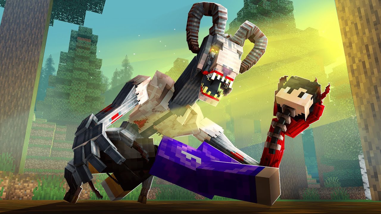 É Possivel MATAR O NOVO HOMEM-CABRA usando ARMAS no Minecraft?