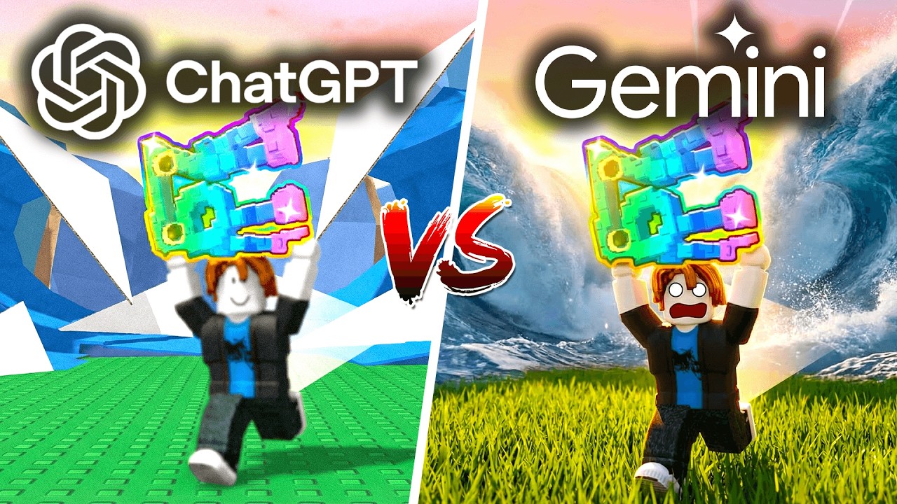 ChatGPT vs Gemini Make Escape Tsunami For Brainrots