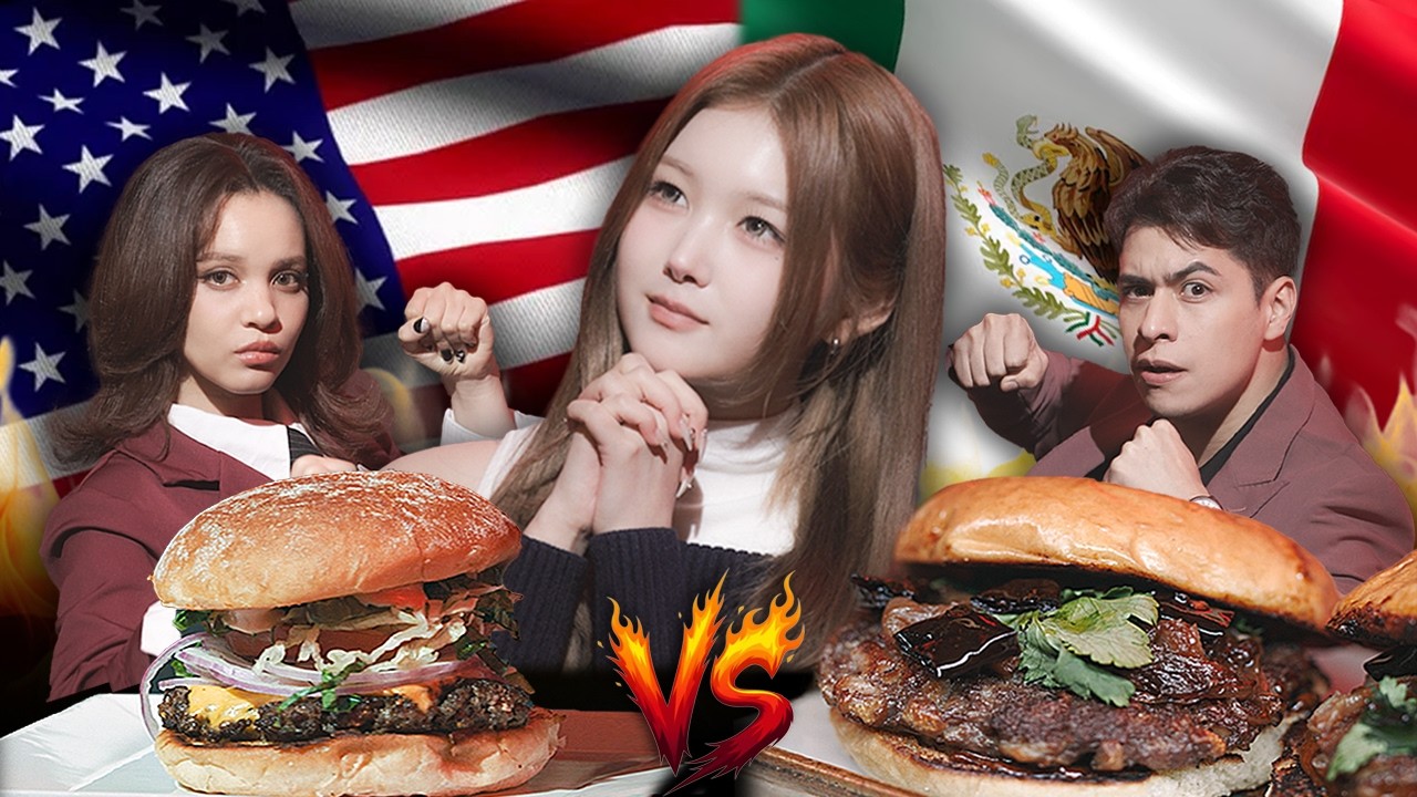 🇺🇸 USA vs 🇲🇽 Mexico: Which Food Would a K-Pop Idol Choose? | World War Chef