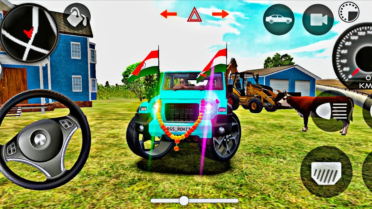 Modified Mahindra Thar Car Games: India Cars (Gadi wala Game) -Car Game Android Gameplay 2026 